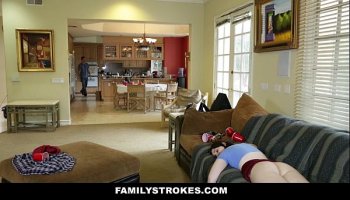 familystrokes cumming home to new stepsister maya kendrick
